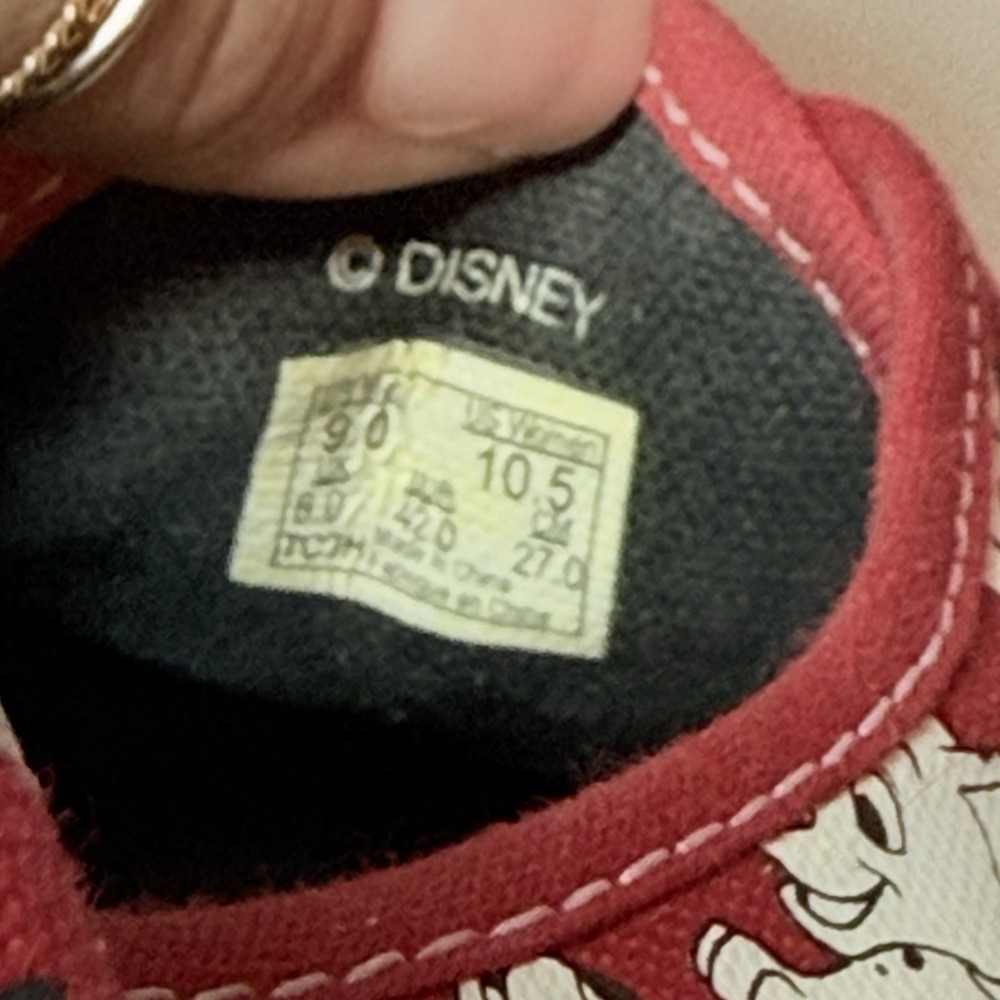 Vans X Disney 101 Dalmatians Low Top Sneaker Red White Women's 10.5 Men's 9 - Picture 9 of 12